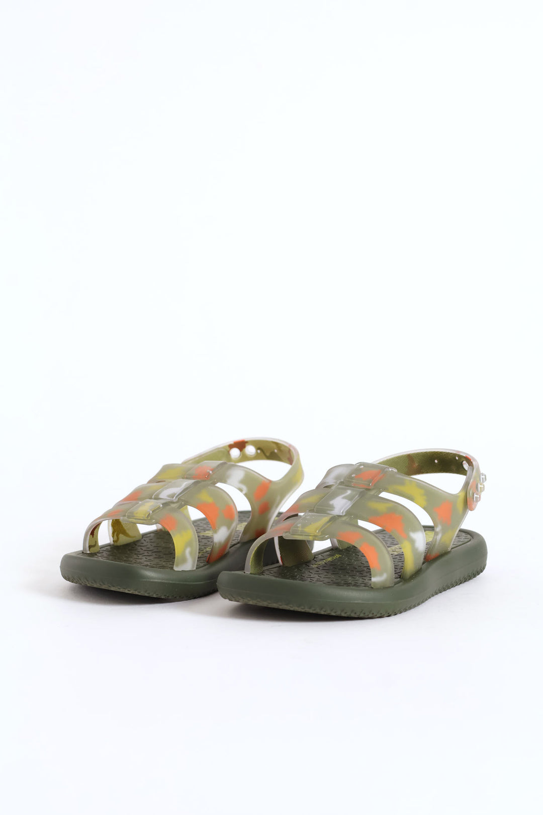 Pre-Boys Dino Sandal - Olive