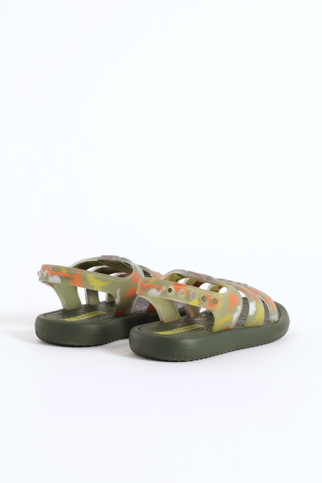 Pre-Boys Dino Sandal - Olive