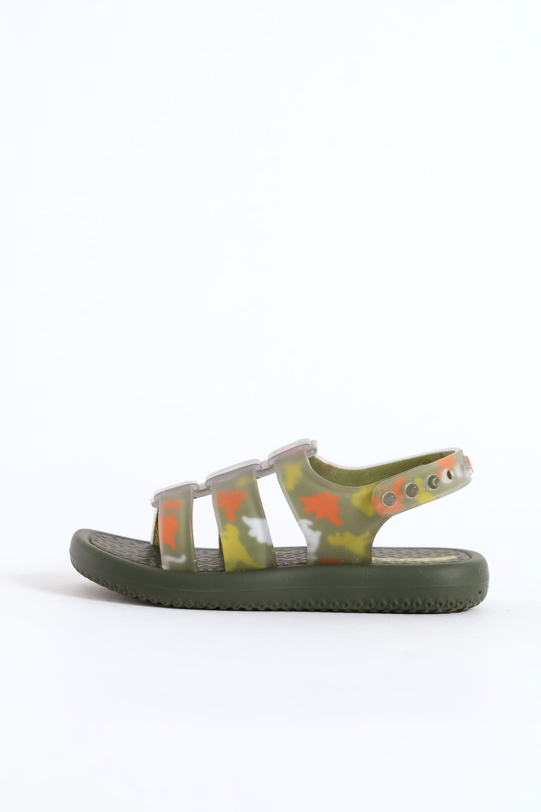 Pre-Boys Dino Sandal - Olive