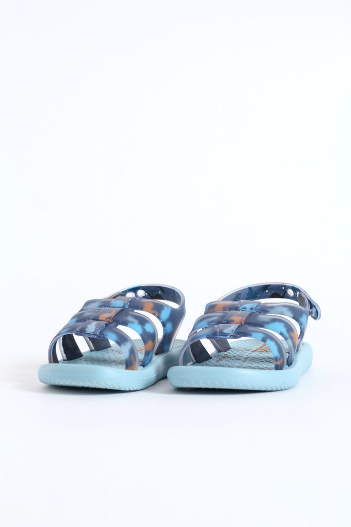 Pre-Boys Dino Sandal - Blue