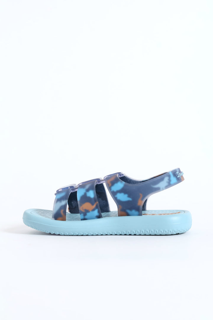 Pre-Boys Dino Sandal - Blue