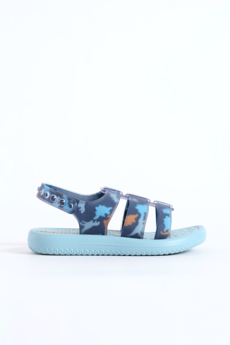 Pre-Boys Dino Sandal - Blue