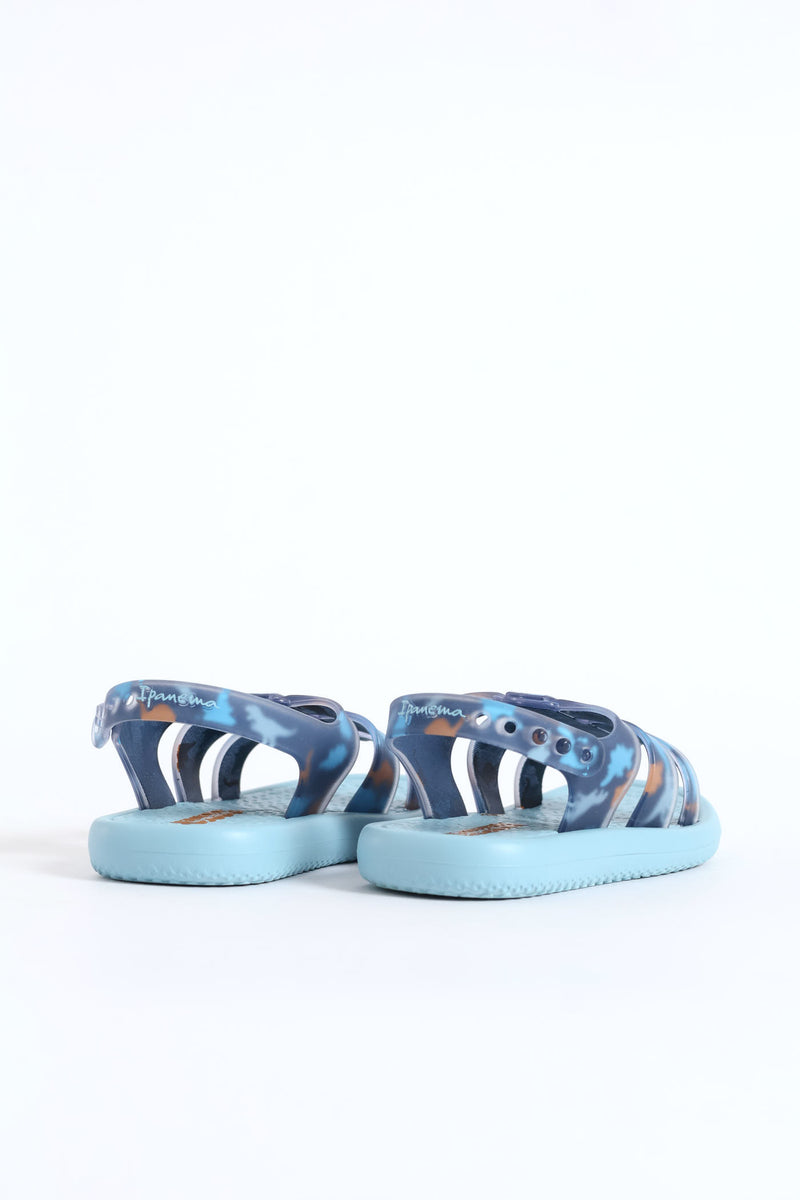 Pre-Boys Dino Sandal - Blue
