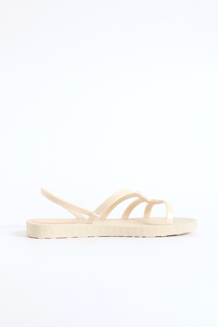 Girls Multi Strap Sandal - Off White