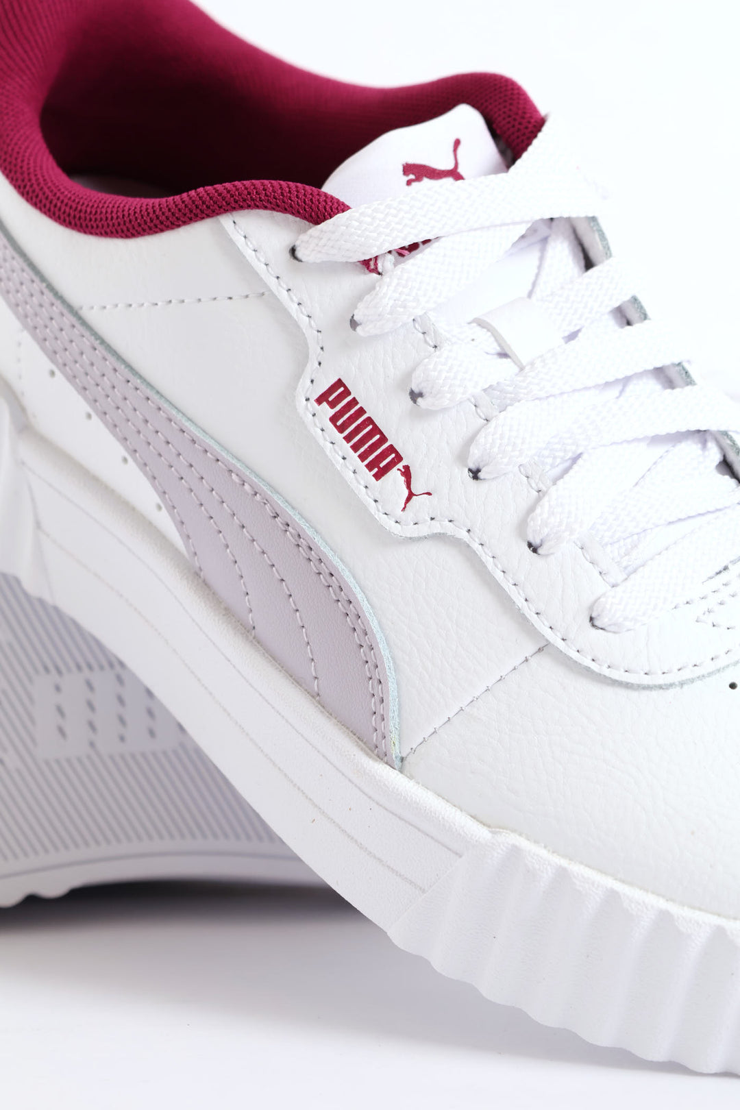 Girls Carina 3.0 Jr Sneaker - Berry/White