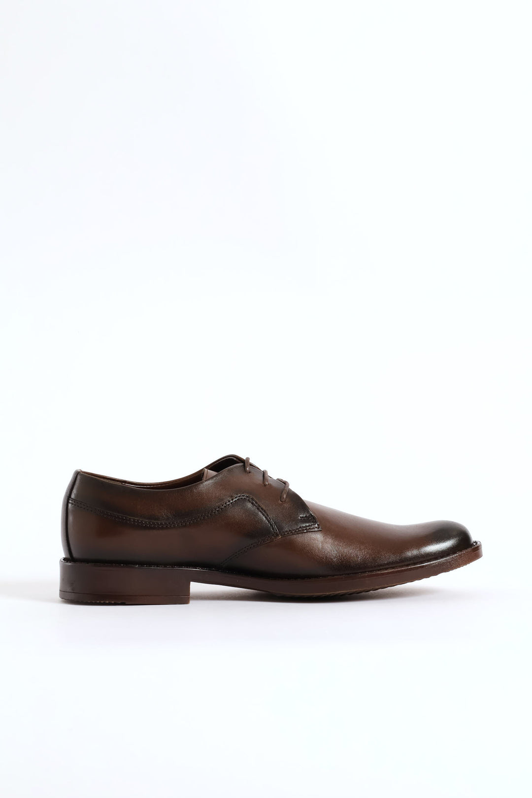 Leather Derby Shoe - Brown