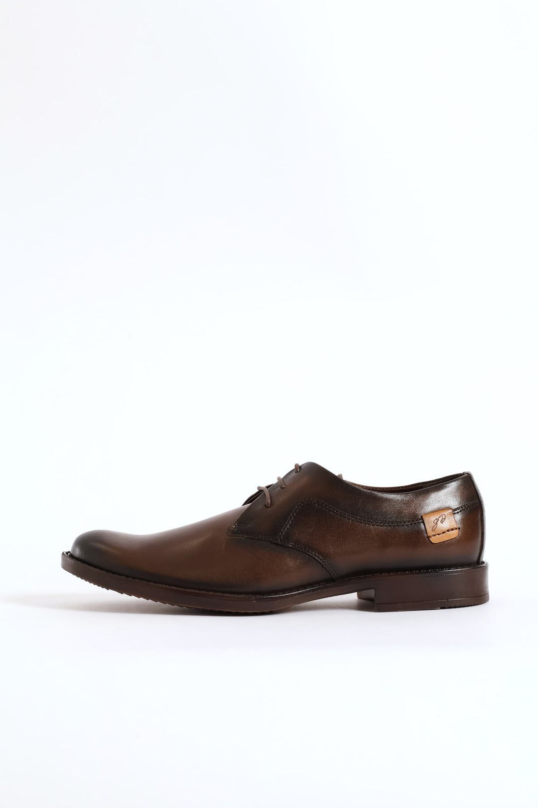 Leather Derby Shoe - Brown