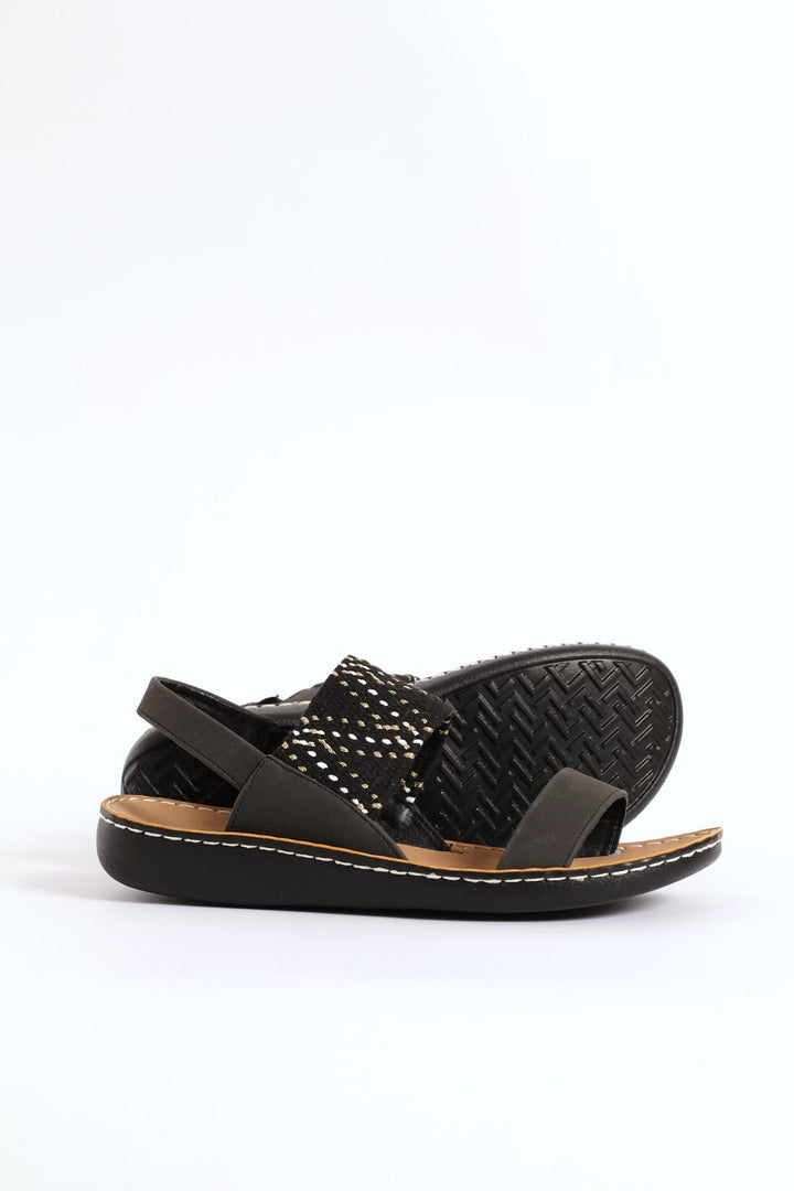 Soft Tomika Sandal - Black