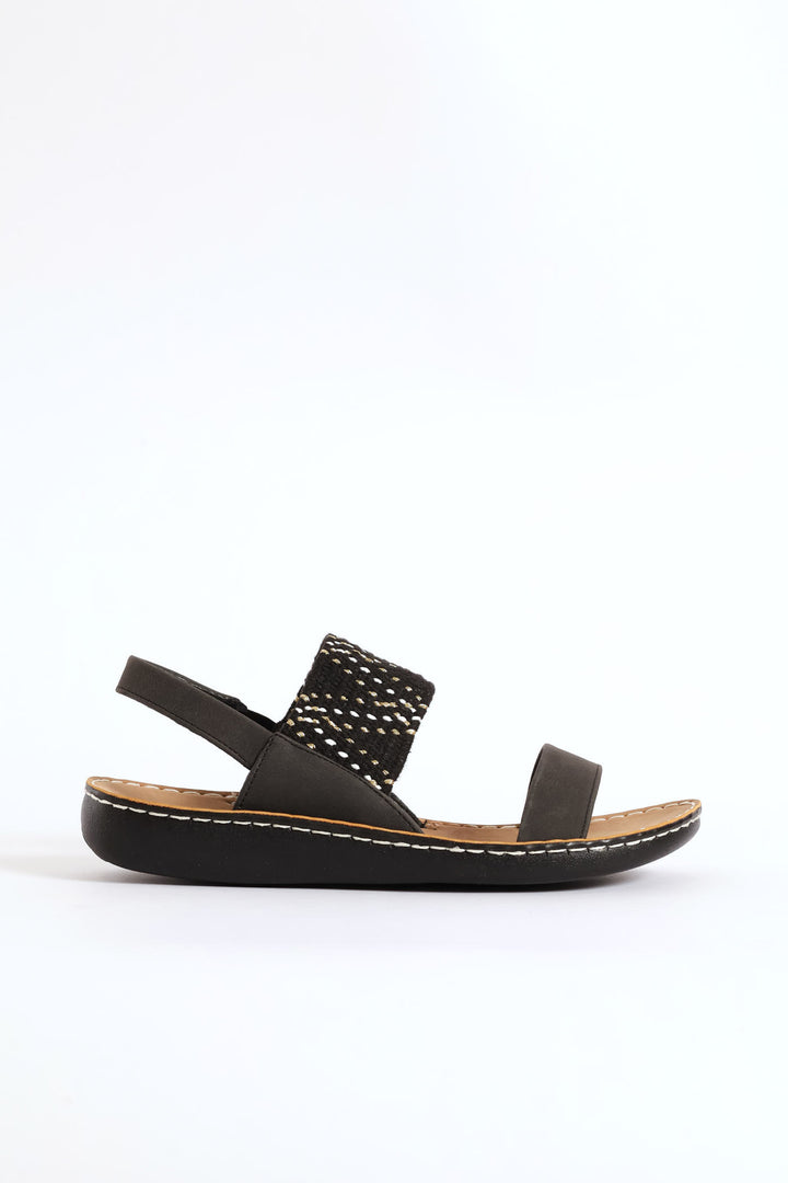 Soft Tomika Sandal - Black