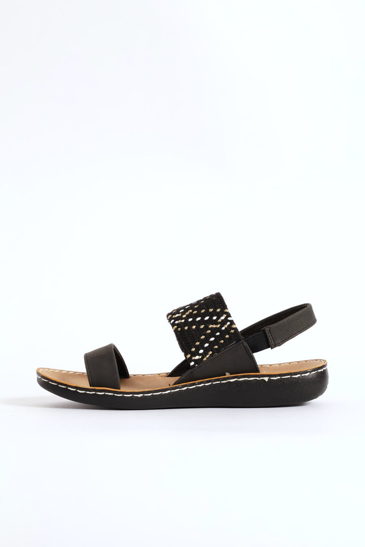 Soft Tomika Sandal - Black