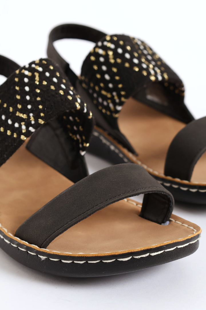 Soft Tomika Sandal - Black