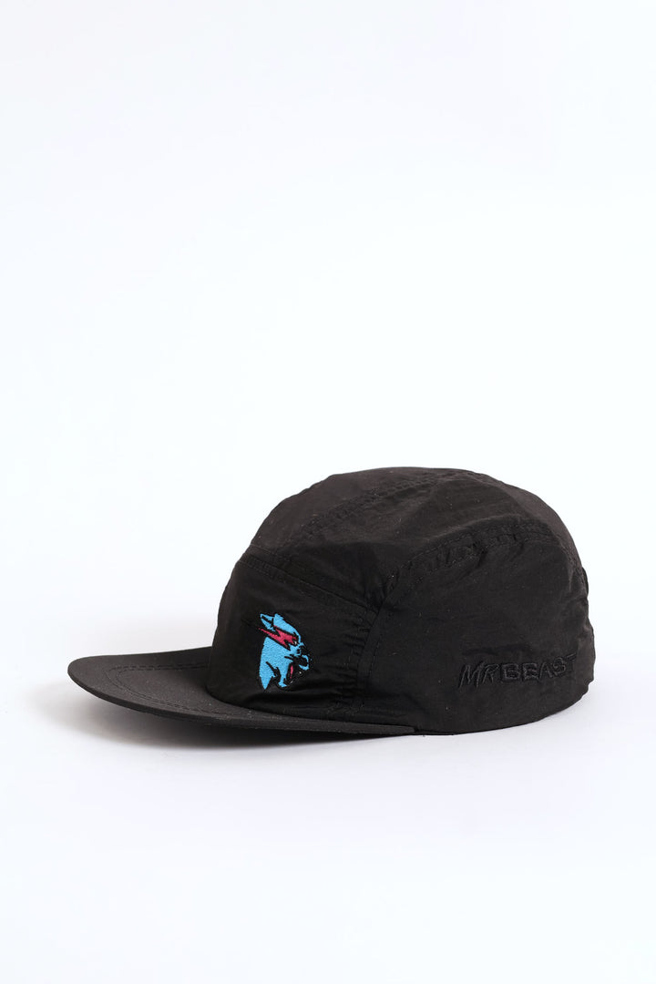 Mr Beast Soft Black Cap - Black