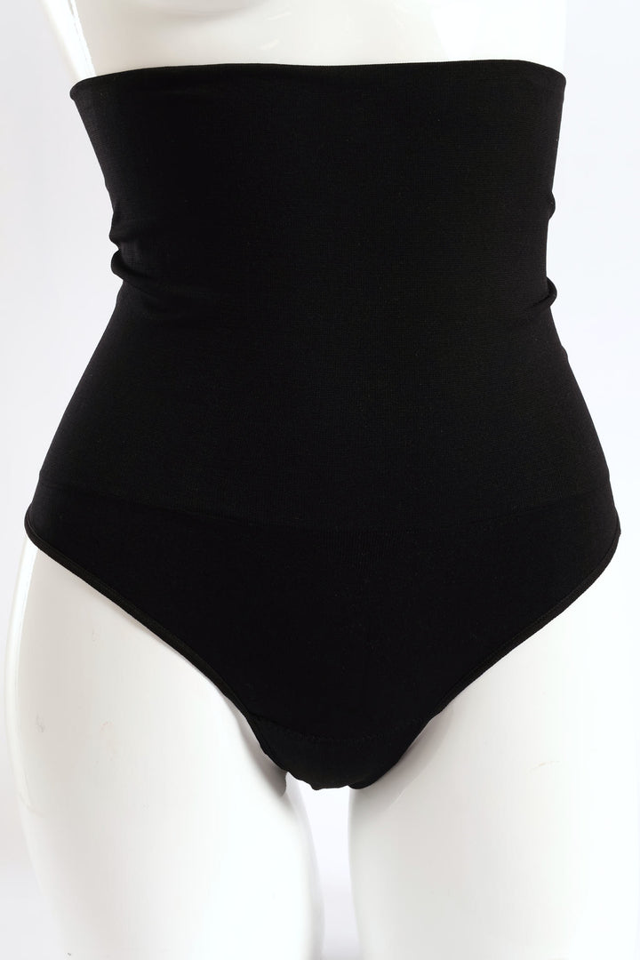 2 Pack Seamless Thong Shapewear - Mocha/Black