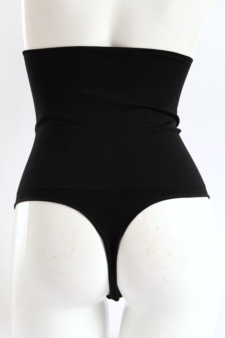 2 Pack Seamless Thong Shapewear - Mocha/Black