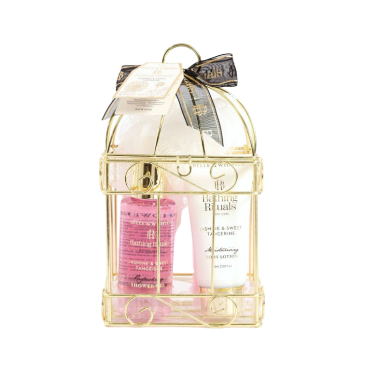 Belle & Whistle Jasmine & Sweet Tangerine Cage Gift Set