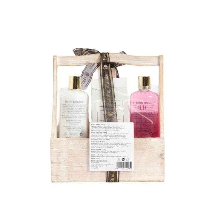 Belle & Whistle Jasmine & Sweet Tangerine Wooden Crate Gift Set