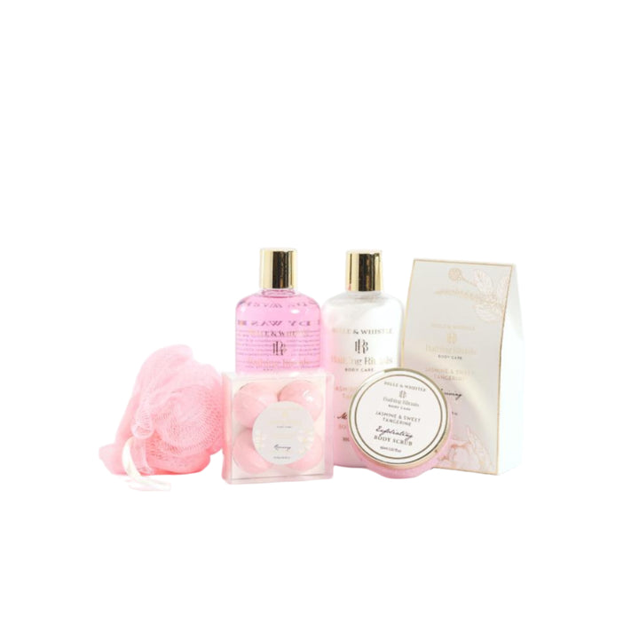 Belle & Whistle Jasmine & Sweet Tangerine Wooden Crate Gift Set