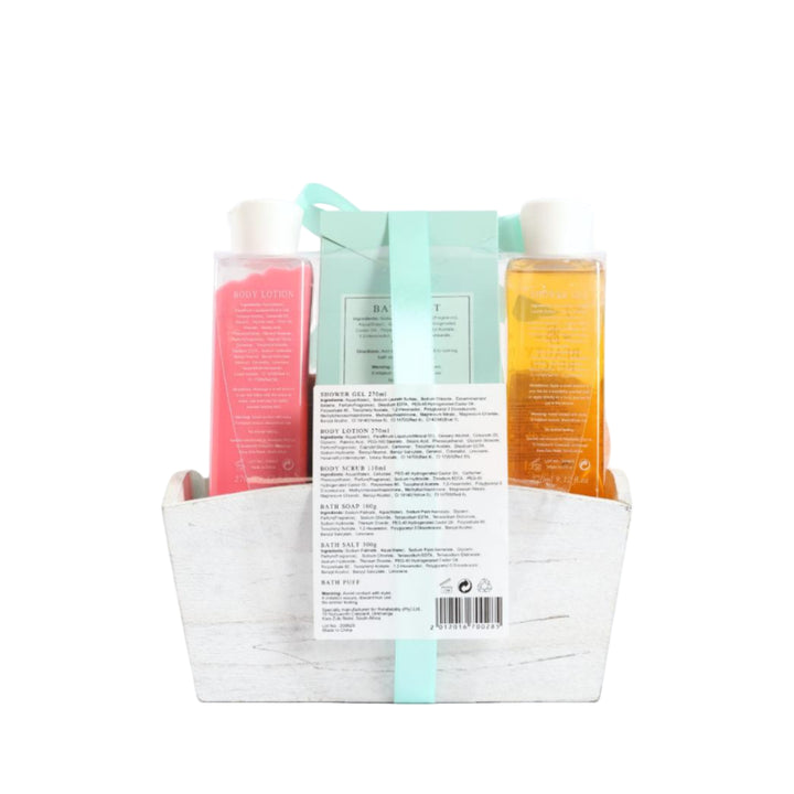 Beauty Beach Tropical Fruit Wooden Box Gift Set