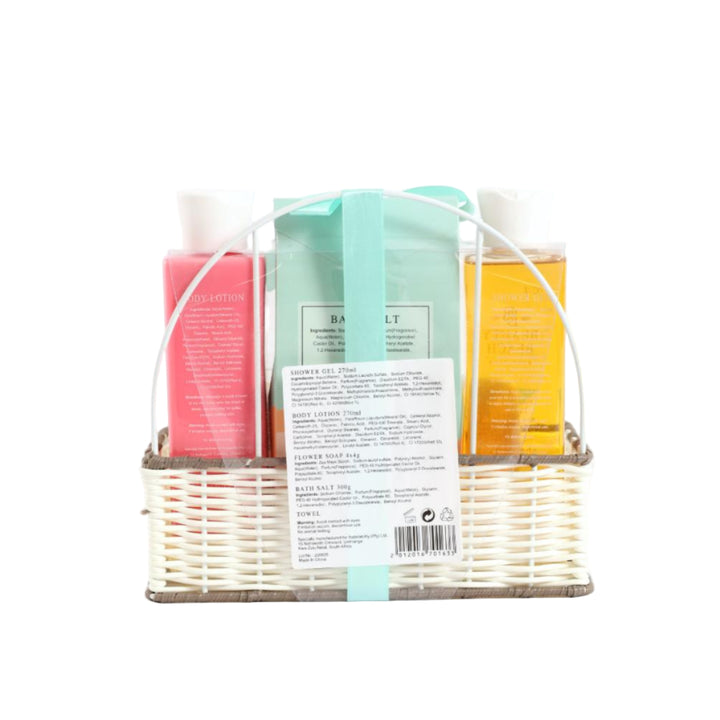 Beauty Beach Tropical Fruit Weave Basket Gift Set
