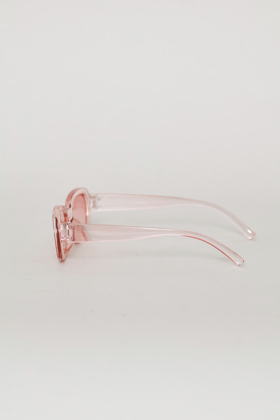 Girls Crystal Rectangle Sunnies - Pink