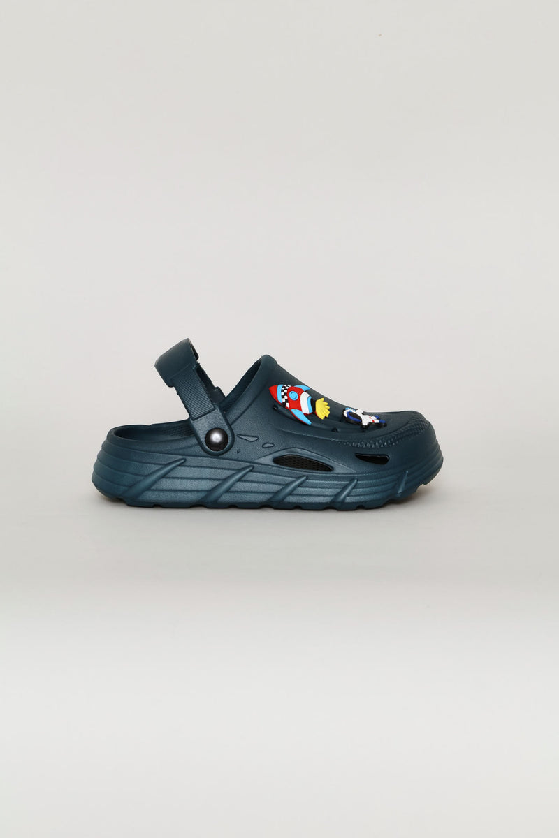 Boys Space Clog - Denim