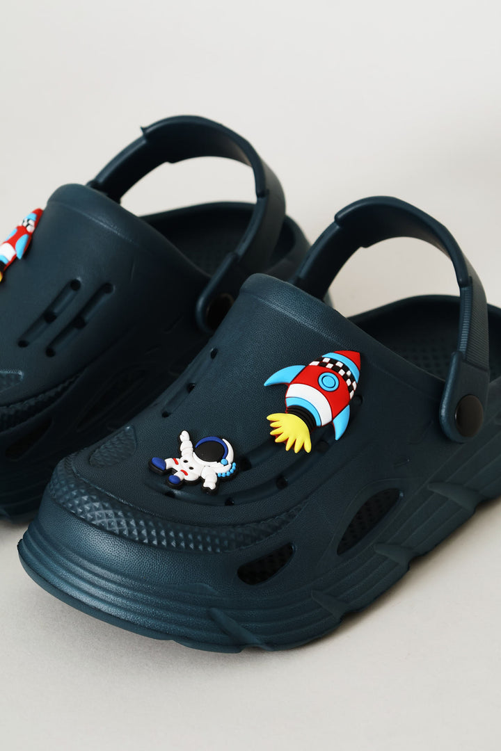 Boys Space Clog - Denim