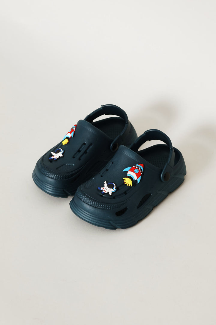 Boys Space Clog - Denim