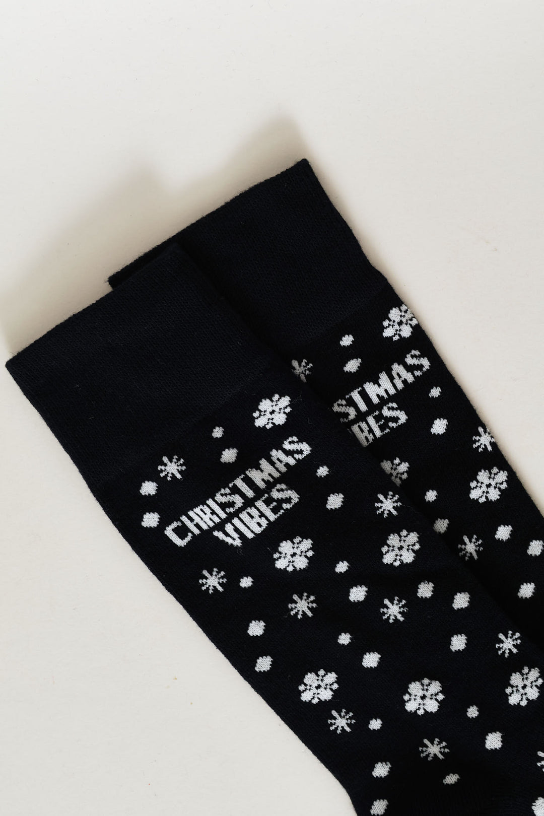 Single Christmas Vibes Anklet Socks - Navy