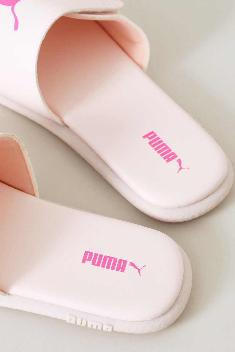 Girls Sporty Velcro Zadp Slide - Pink
