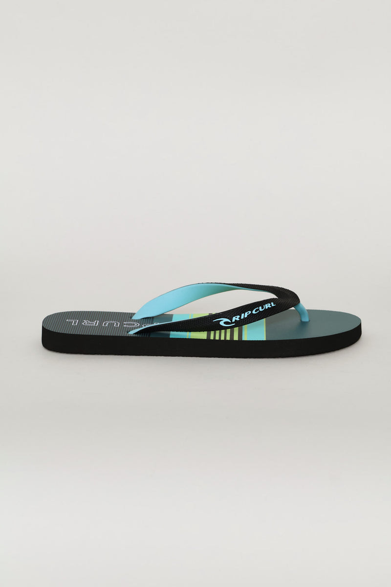 Daybreaker Bloom Flip Flop - Blue/Green