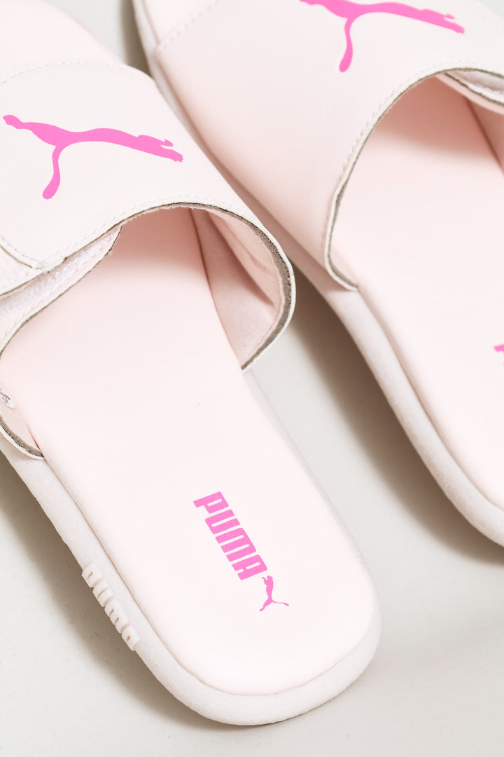 Pre-Girls Sporty Velcro Zadp Slide - Pink