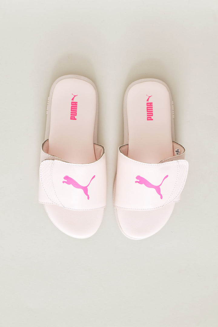 Pre-Girls Sporty Velcro Zadp Slide - Pink