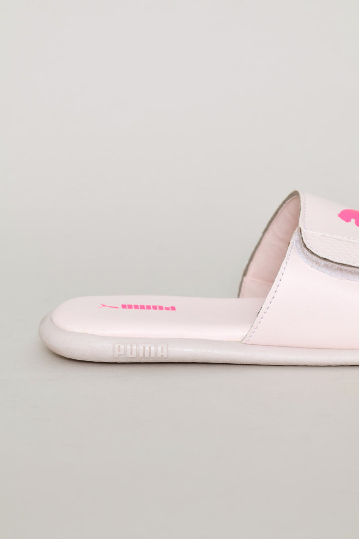 Pre-Girls Sporty Velcro Zadp Slide - Pink