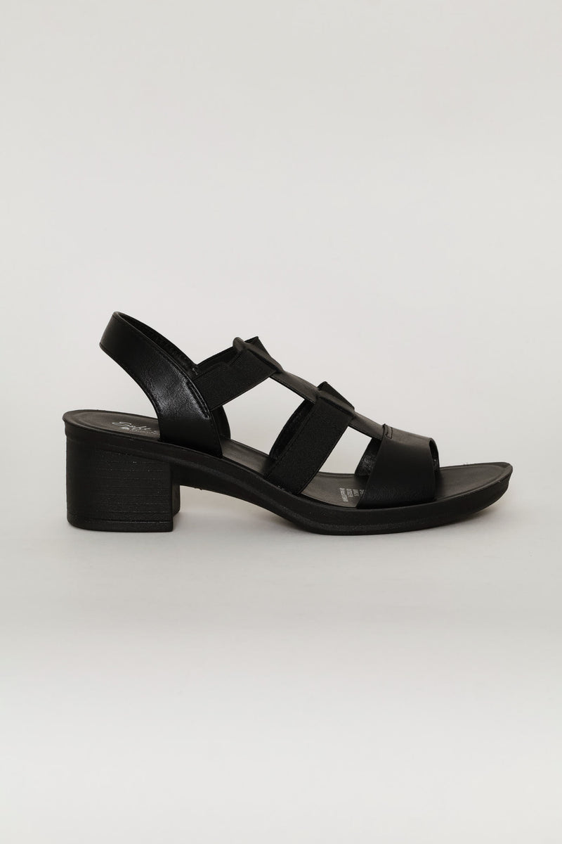 Soft Devana Mono Heel - Black