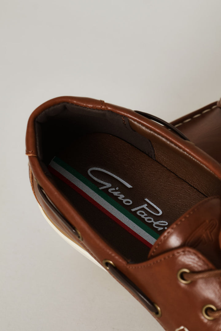 Lace Up Docksider - Brown