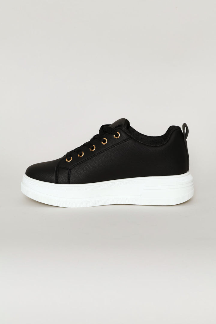 Plimsole Sneaker - Black