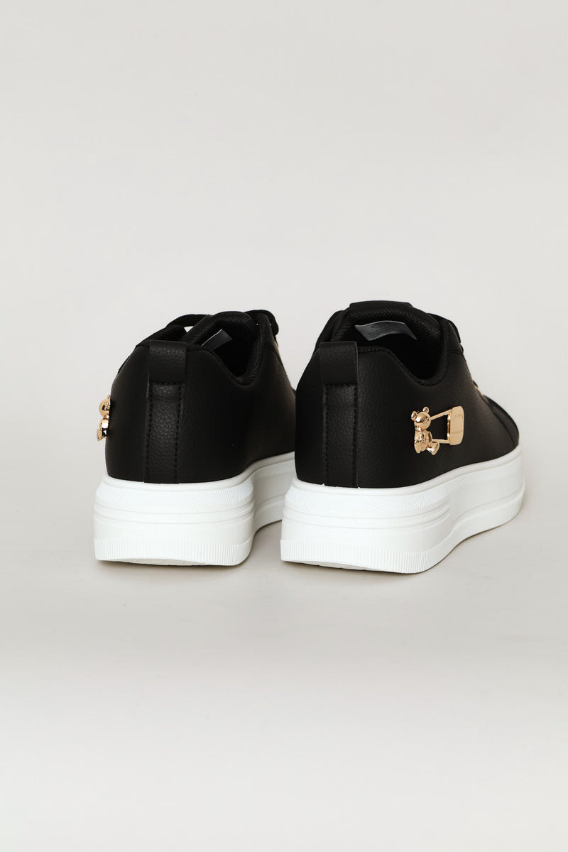 Plimsole Sneaker - Black