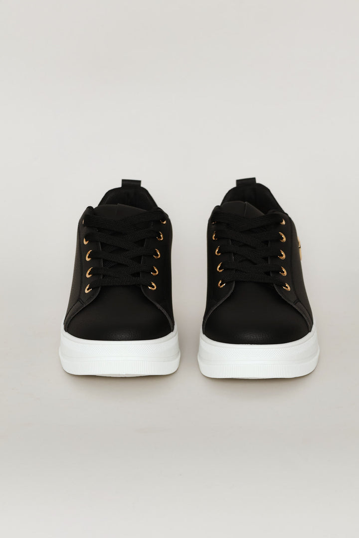 Plimsole Sneaker - Black