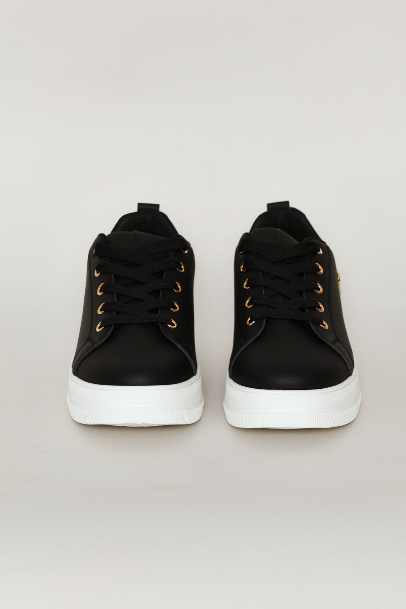Plimsole Sneaker - Black