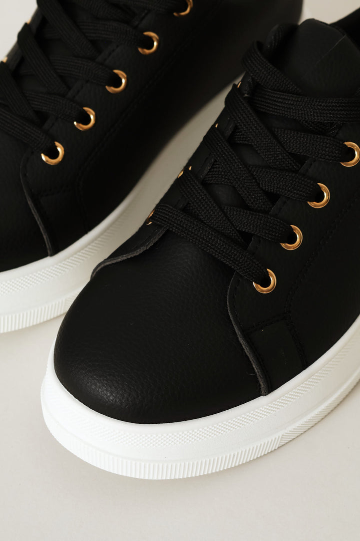 Plimsole Sneaker - Black