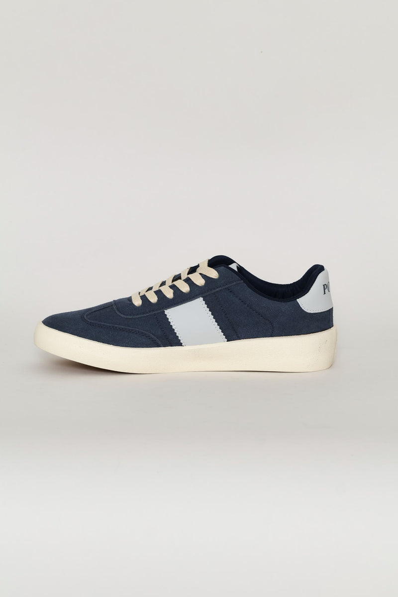 Suede Side Flash Sneaker - Navy