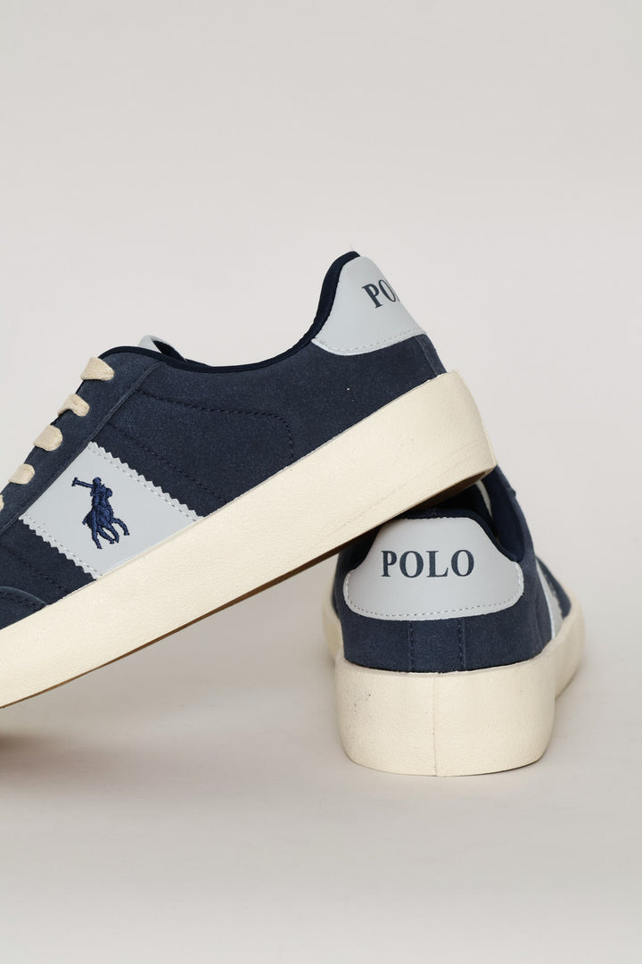 Suede Side Flash Sneaker - Navy