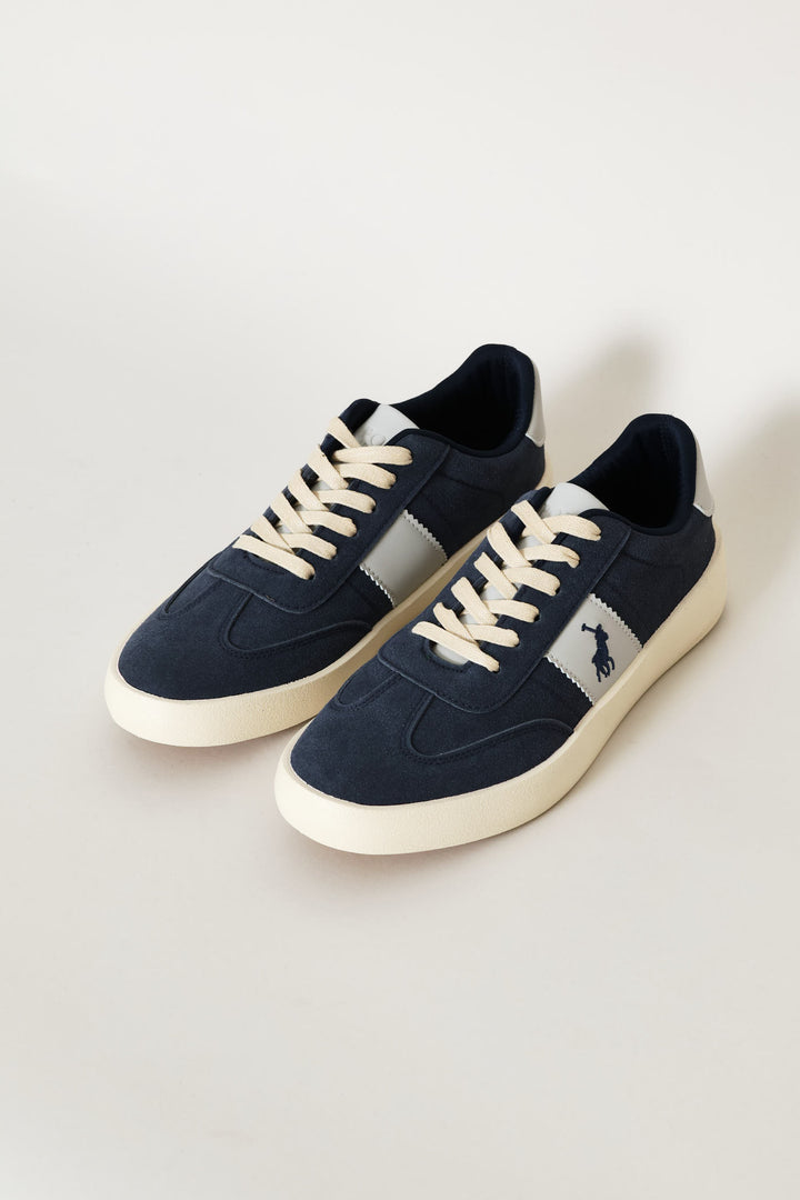 Suede Side Flash Sneaker - Navy