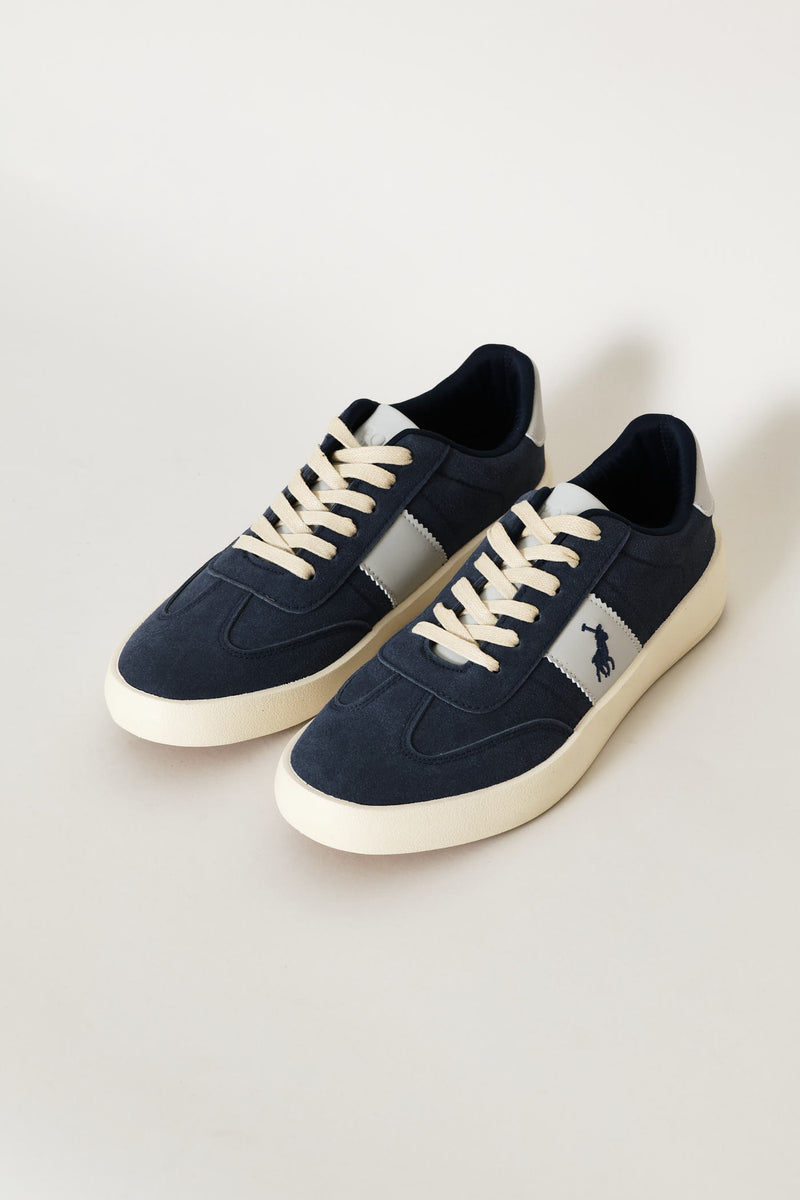 Suede Side Flash Sneaker - Navy