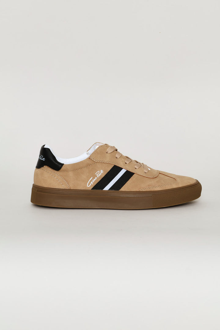 Stripe Side Detail Sneaker - Stone
