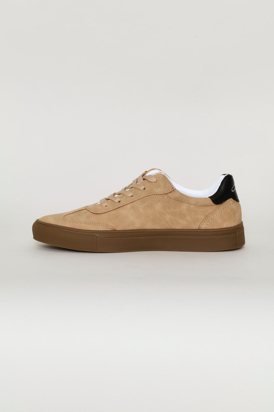Stripe Side Detail Sneaker - Stone