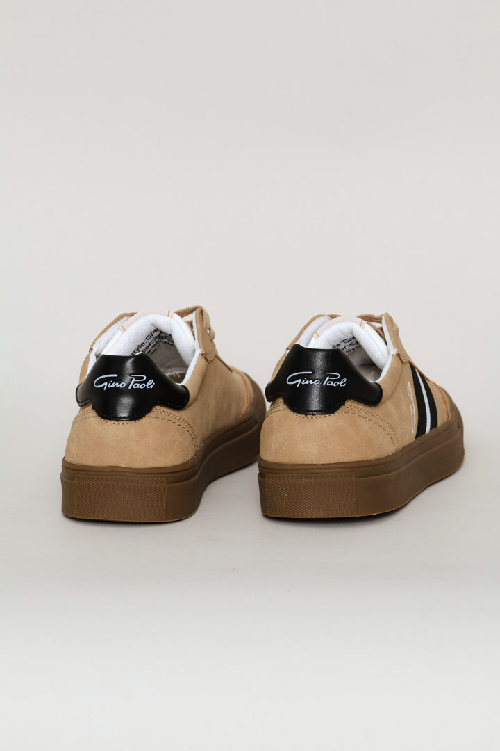 Stripe Side Detail Sneaker - Stone