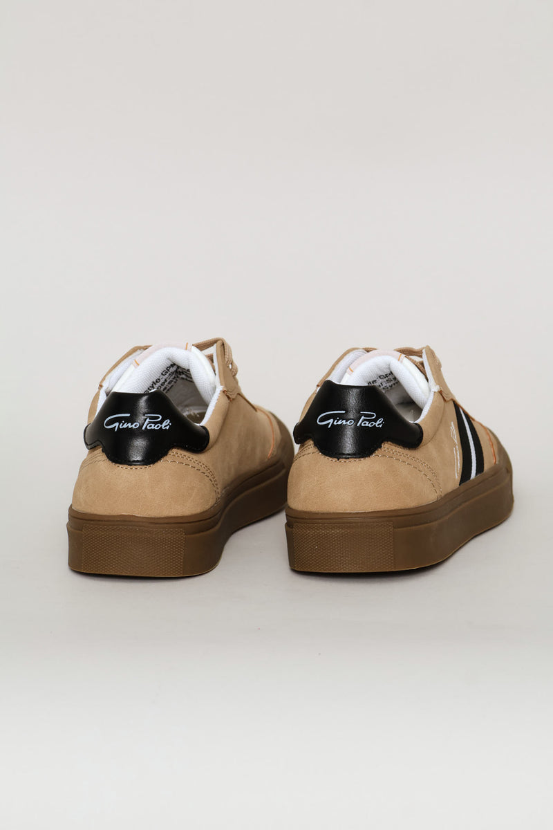 Stripe Side Detail Sneaker - Stone