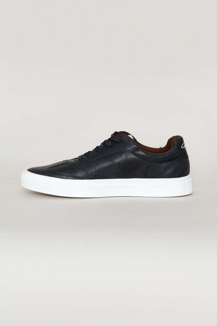 Stripe Side Detail Sneaker - Navy