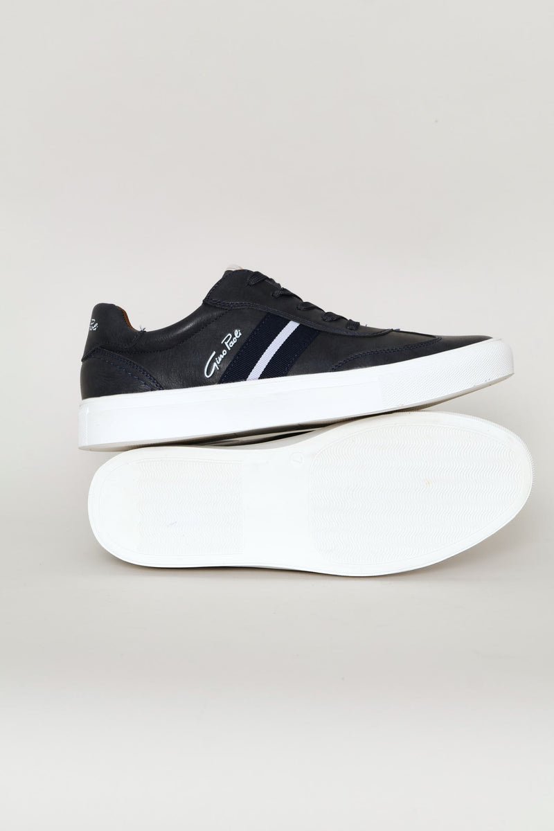 Stripe Side Detail Sneaker - Navy